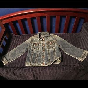 Gap Dark Wash Jean Jacket. Girls size 5